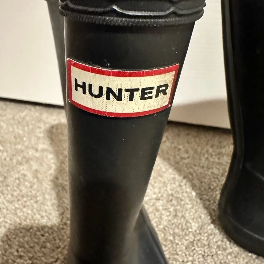 Hunter Black Rain Boots